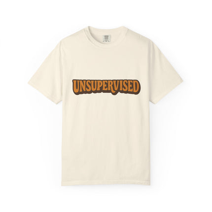 Unsupervised Graphic T-Shirt — Retro Orange Logo Tee