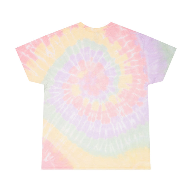 Stay Curious – Spiral Tie-Dye Unisex Tee