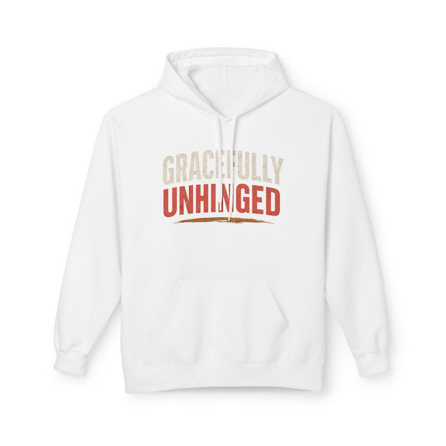 Gracefully Unhinged, Unisex Midweight Softstyle Fleece Hoodie