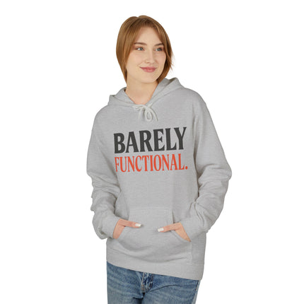 Barely Functional, Unisex Midweight Softstyle Fleece Hoodie