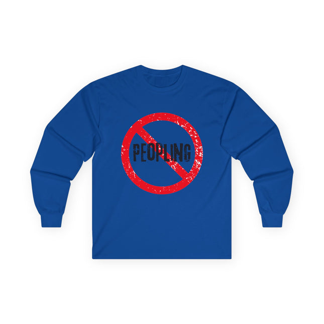 No Peopling, Unisex Ultra Cotton Long Sleeve Tee