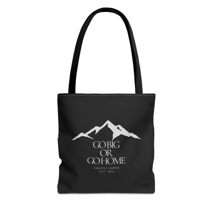 Go Big or Go Home Tote Bag - Stylish Reusable Canvas Bag for Adventurers