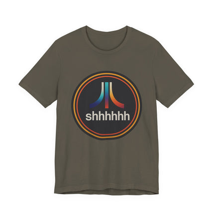 Shhhhh, Unisex Jersey Short Sleeve Tee
