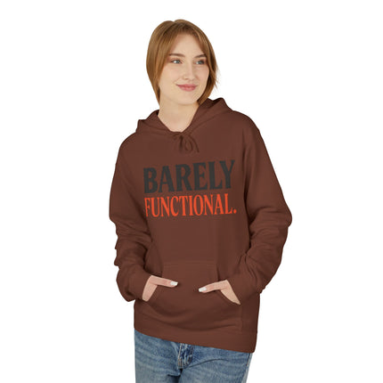Barely Functional, Unisex Midweight Softstyle Fleece Hoodie