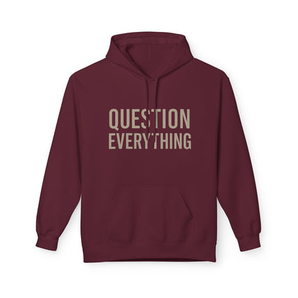 Question Everything  - Thought-Provoking Casual Hoodie