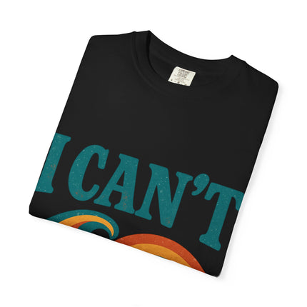 I Can't Wave Graphic T-Shirt — Retro Surf Tee