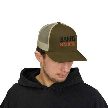 Barely Functional - Snapback Trucker Cap