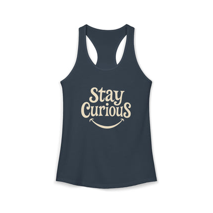 Stay Curious - Women's Ideal Racerback Tank