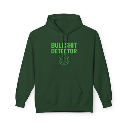 Bullshit Detector, Unisex Mid-weight Softstyle Fleece Hoodie