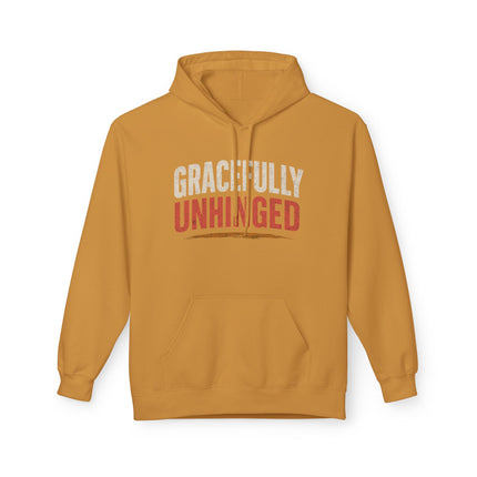 Gracefully Unhinged, Unisex Midweight Softstyle Fleece Hoodie
