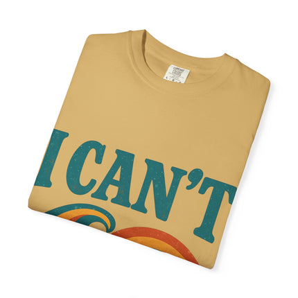 I Can't Wave Graphic T-Shirt — Retro Surf Tee