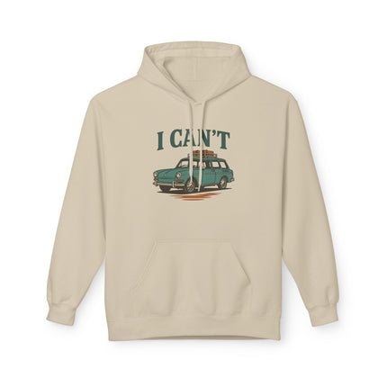 I Can't, Unisex Midweight Softstyle Fleece Hoodie
