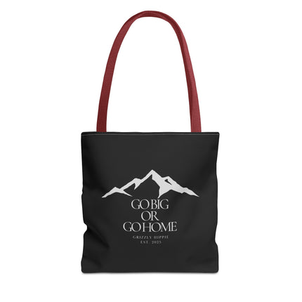 Go Big or Go Home Tote Bag - Stylish Reusable Canvas Bag for Adventurers