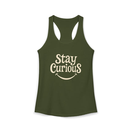 Stay Curious - Women's Ideal Racerback Tank
