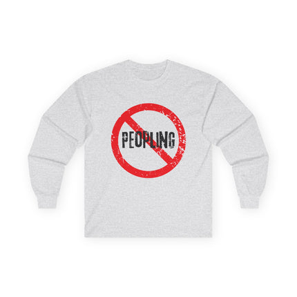 No Peopling, Unisex Ultra Cotton Long Sleeve Tee