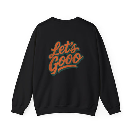 "Let's Gooo" Retro Script Graphic