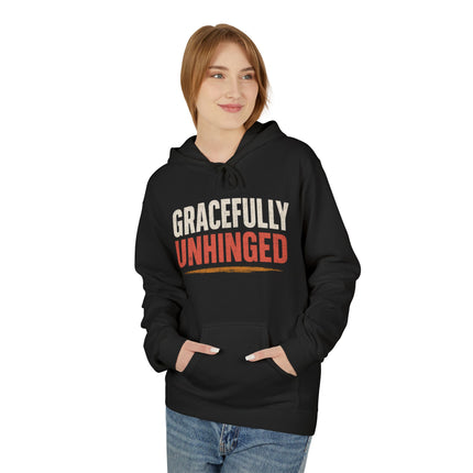 Gracefully Unhinged, Unisex Midweight Softstyle Fleece Hoodie