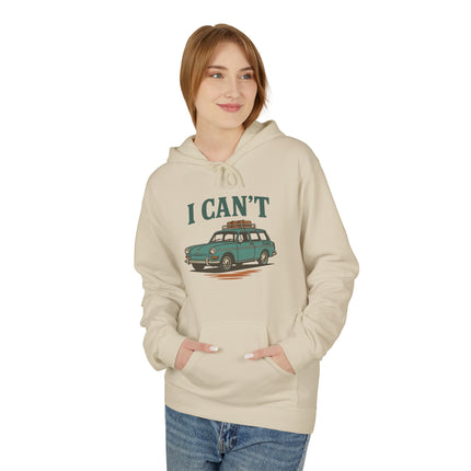 I Can't, Unisex Midweight Softstyle Fleece Hoodie