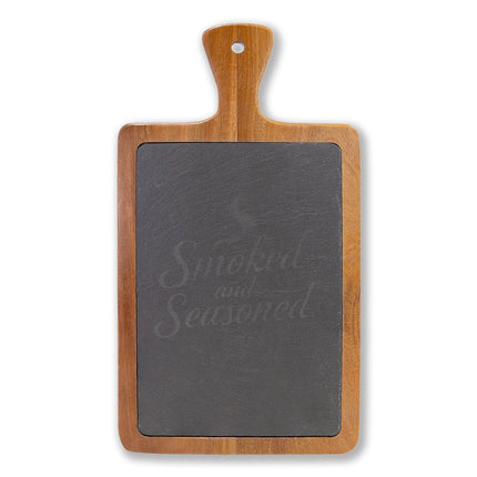 Smoked and Seasoned - Charcuterie Board (Engraving)
