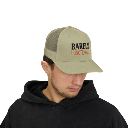 Barely Functional - Snapback Trucker Cap