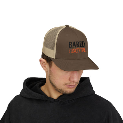 Barely Functional - Snapback Trucker Cap