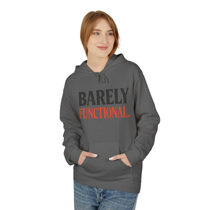 Barely Functional, Unisex Midweight Softstyle Fleece Hoodie
