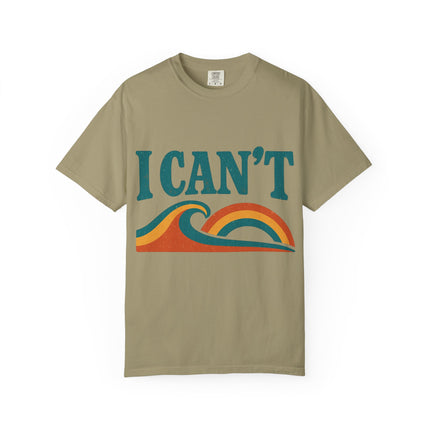 I Can't Wave Graphic T-Shirt — Retro Surf Tee