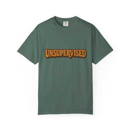 Unsupervised Graphic T-Shirt — Retro Orange Logo Tee