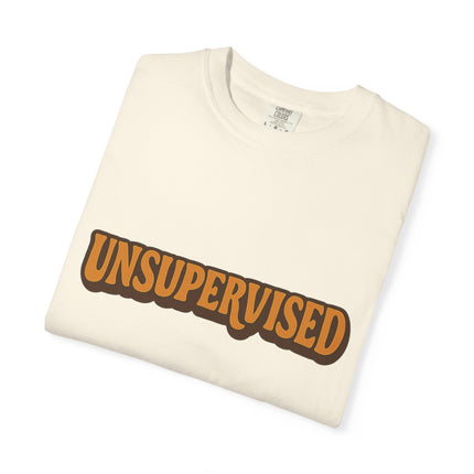 Unsupervised Graphic T-Shirt — Retro Orange Logo Tee