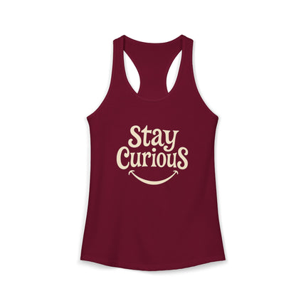 Stay Curious - Women's Ideal Racerback Tank