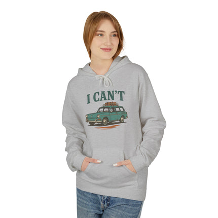I Can't, Unisex Midweight Softstyle Fleece Hoodie