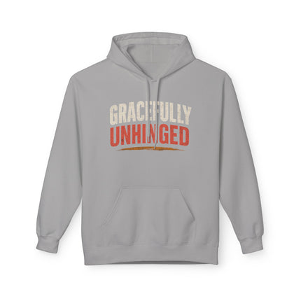 Gracefully Unhinged, Unisex Midweight Softstyle Fleece Hoodie