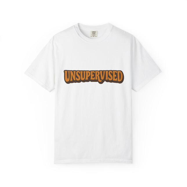 Unsupervised Graphic T-Shirt — Retro Orange Logo Tee