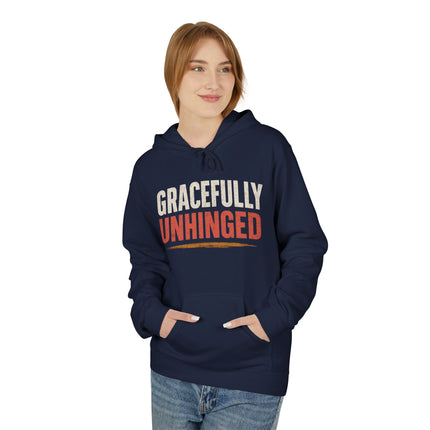 Gracefully Unhinged, Unisex Midweight Softstyle Fleece Hoodie