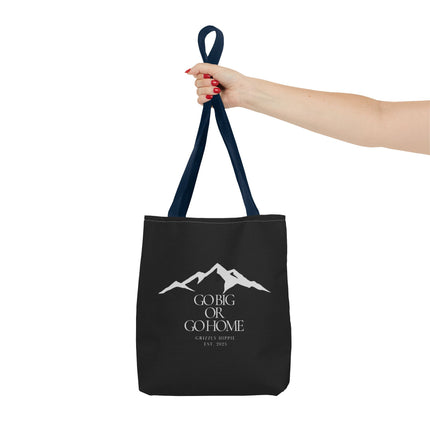 Go Big or Go Home Tote Bag - Stylish Reusable Canvas Bag for Adventurers
