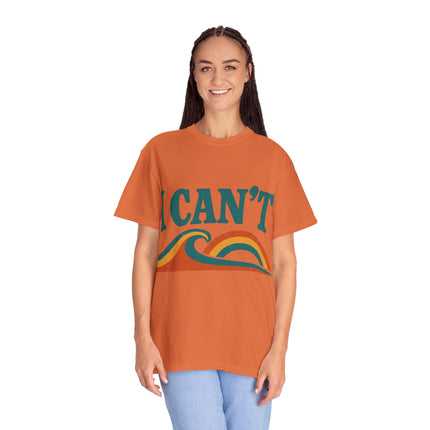 I Can't Wave Graphic T-Shirt — Retro Surf Tee