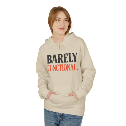 Barely Functional, Unisex Midweight Softstyle Fleece Hoodie