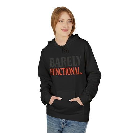Barely Functional, Unisex Midweight Softstyle Fleece Hoodie