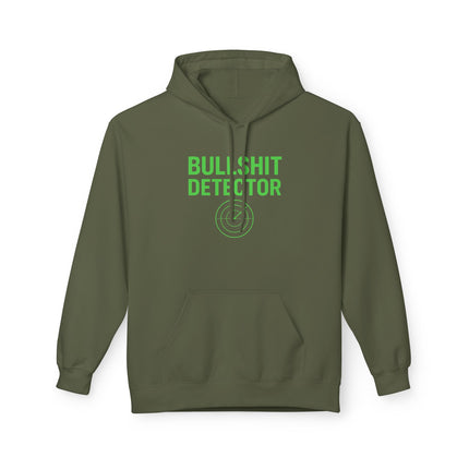Bullshit Detector, Unisex Mid-weight Softstyle Fleece Hoodie
