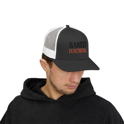 Barely Functional - Snapback Trucker Cap