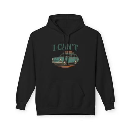 I Can't, Unisex Midweight Softstyle Fleece Hoodie
