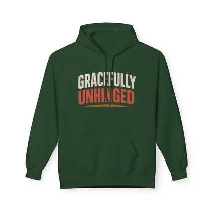 Gracefully Unhinged, Unisex Midweight Softstyle Fleece Hoodie