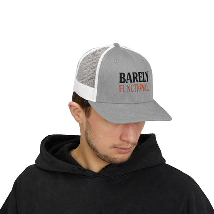 Barely Functional - Snapback Trucker Cap