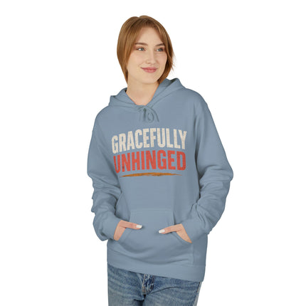 Gracefully Unhinged, Unisex Midweight Softstyle Fleece Hoodie