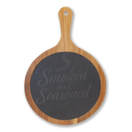 Smoked and Seasoned - Charcuterie Board (Engraving)